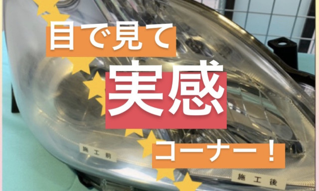 【元町店】目で見て“実感”コーナーできました！~その1~