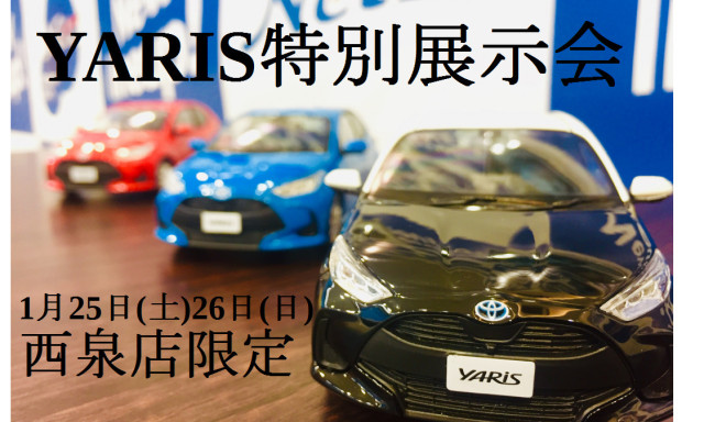 【西泉店】西泉店限定✨YARIS特別展示会!!!