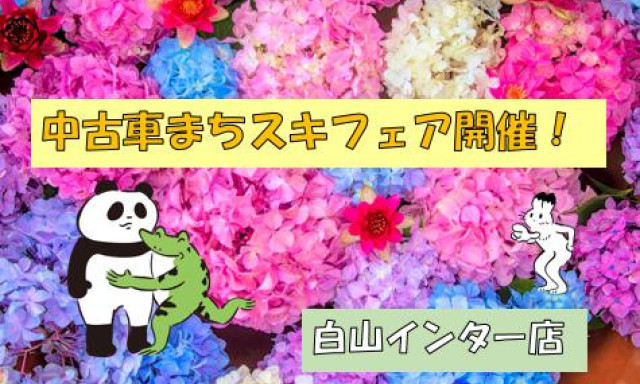 【白山インター店】中古車まちスキフェア開催(/・ω・)/おすすめ中古車ご紹介(/・ω・)/