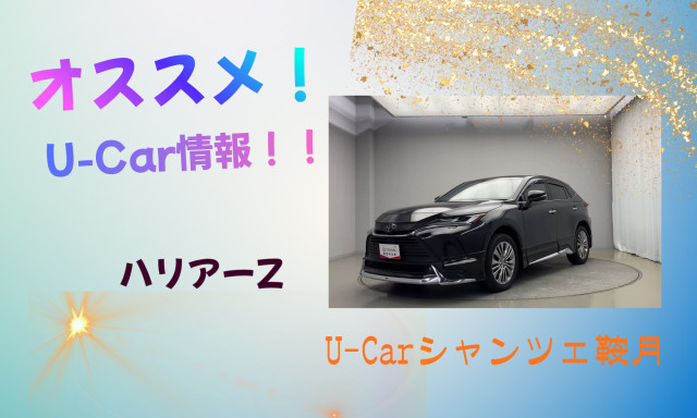 【シャンツェ鞍月】オススメUcar情報☆ハリアー Z!!